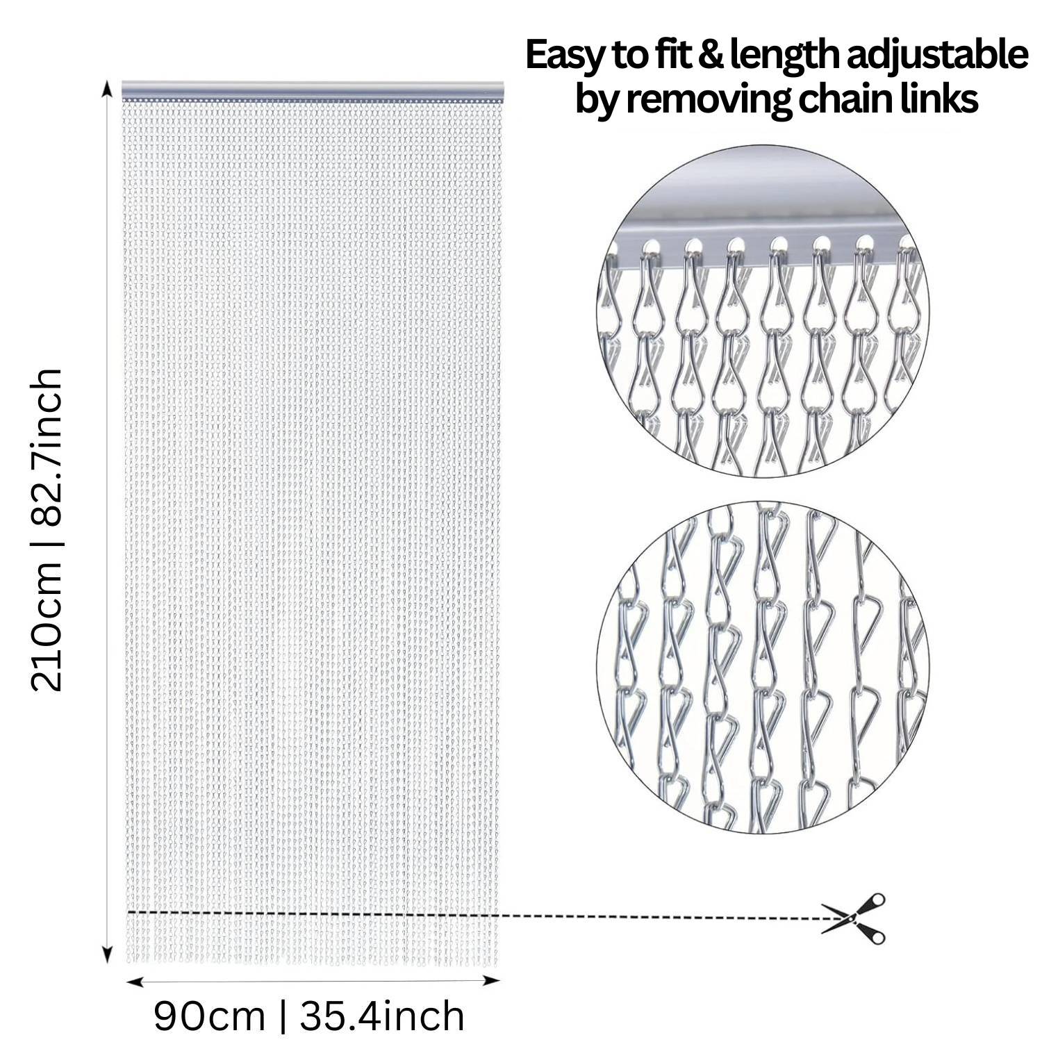 buy metal door curtains