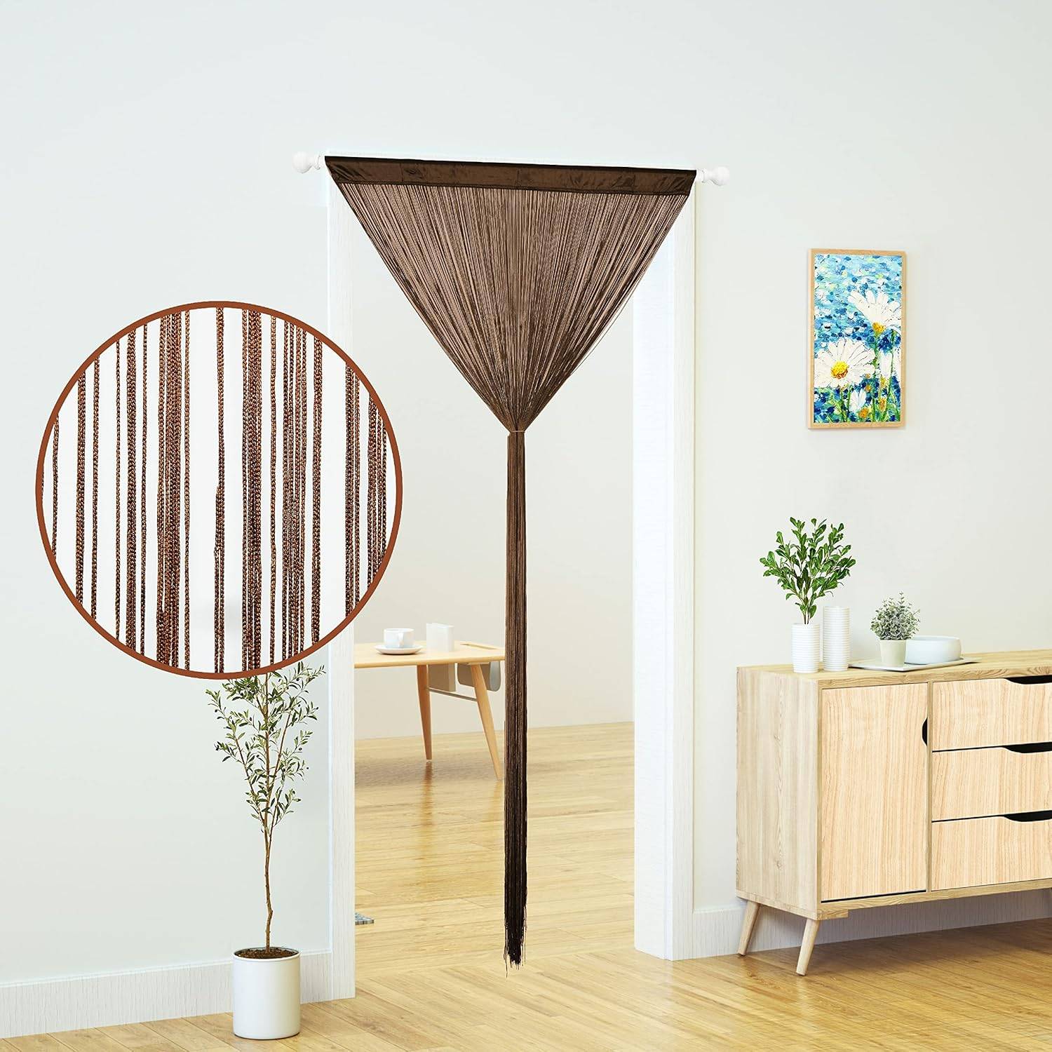 Doorway String Curtain - Black, image 3