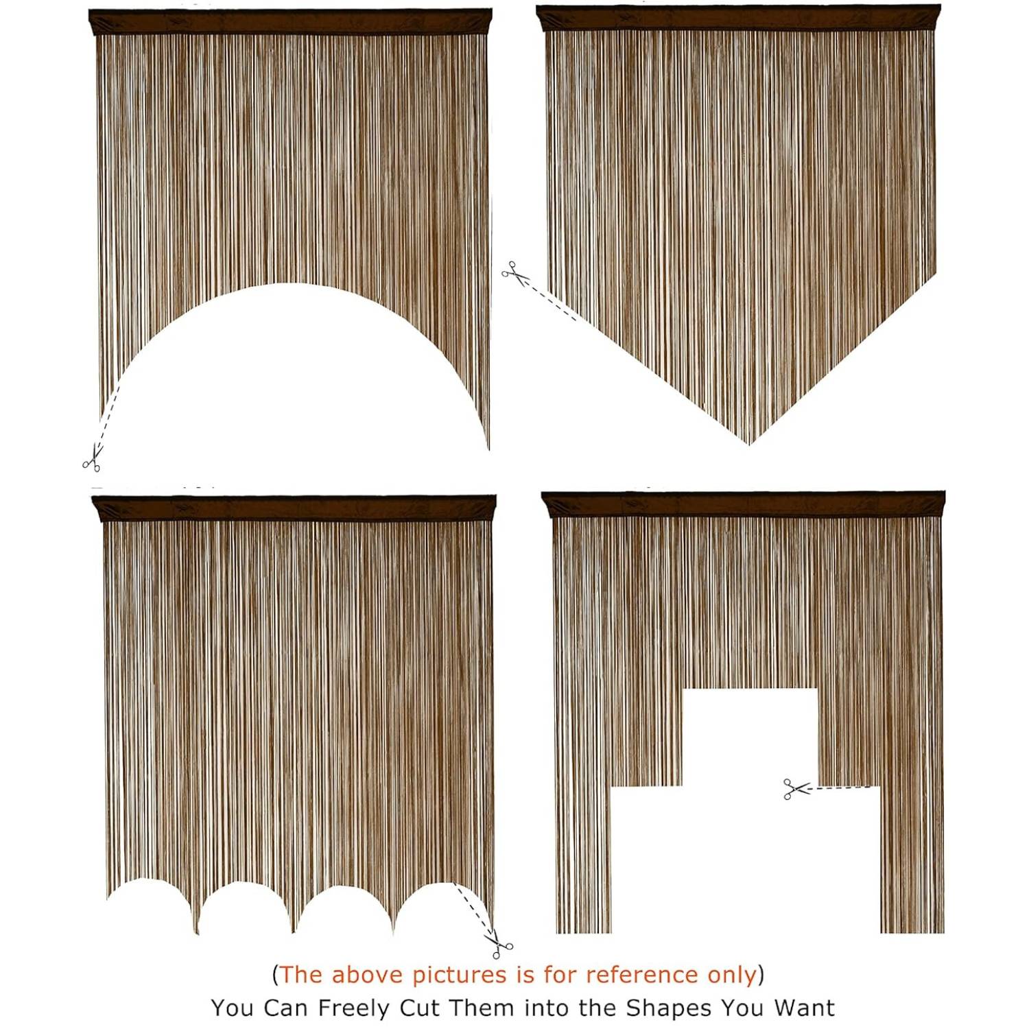 Doorway String Curtain - Black, image 4