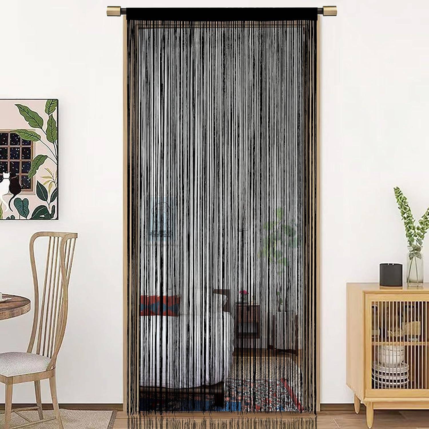 Doorway String Curtain - Black, image 7