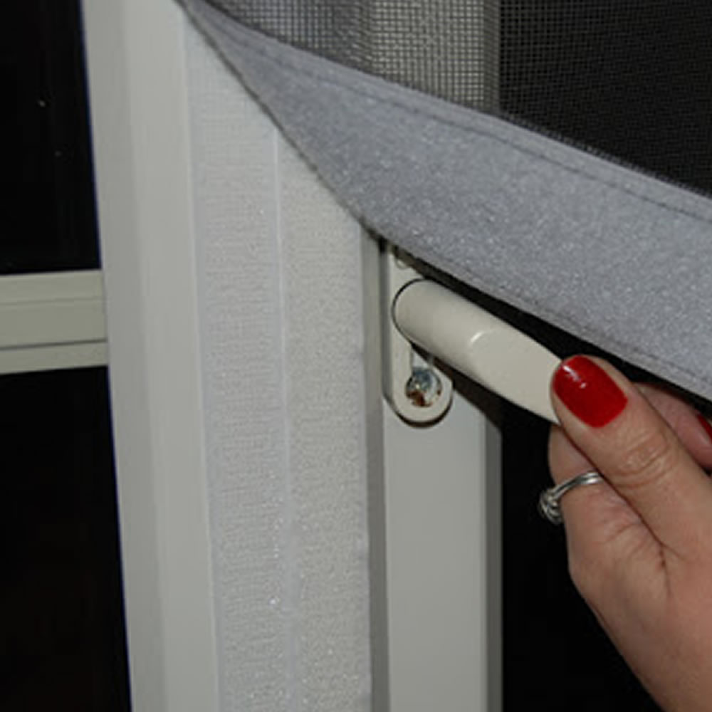 DIY Adjustable Window Screens - Black Frame - Standard Mesh (Grey Mesh) - 1000mm x 1000mm | 39in x 39in, image 4